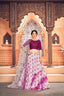 Purple Shibori Printed Cotton Party Wear Lehenga Choli ClothsVilla