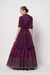 Load image into Gallery viewer, Purple Chinon Silk Embellished Mukaish Work Lehenga Choli ClothsVilla.com