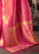 Load image into Gallery viewer, Hot Pink and Golden Blend Kanjivaram Soft Woven Silk Saree Clothsvilla