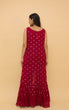 Load image into Gallery viewer, Raspberry Pakistani Georgette Plazo Suit For Indian Festival &amp; Weddings - Rubber Print Work, Clothsvilla