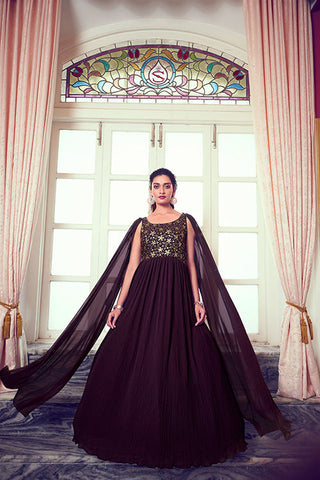 Ready to Wear Designer Wedding Cocktail Anarkali Long Gown Collection ClothsVilla.com