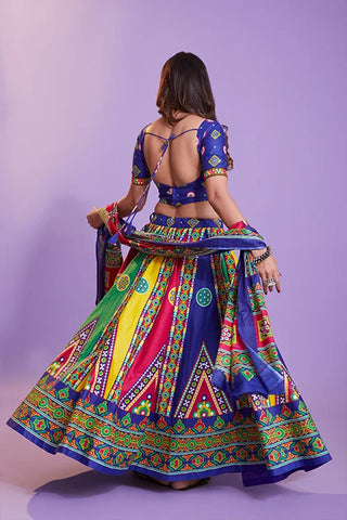 Ready to Wear Hand Printed Latest New Navratri Chaniya Choli ClothsVilla.com