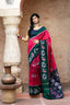 Pink Patola Silk Festival Wear Saree With Blouse ClothsVilla