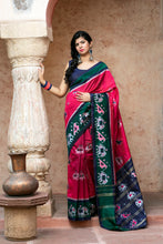 Load image into Gallery viewer, Pink Patola Silk Festival Wear Saree With Blouse ClothsVilla