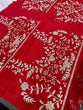 Load image into Gallery viewer, Red Saree in Organza Silk with Zari Work Clothsvilla