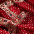 Load image into Gallery viewer, Red Saree in Organza With Resham and Sequence Work Clothsvilla
