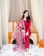 Load image into Gallery viewer, Red Sharara Palazzo Set in Cotton With Floral Dupatta ClothsVilla