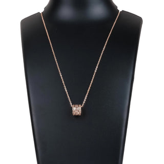 Rose Gold New American Dimond Pendent With Chain Gold-plated Brass Pendant ClothsVilla