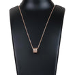 Load image into Gallery viewer, Rose Gold New American Dimond Pendent With Chain Gold-plated Brass Pendant ClothsVilla