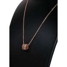 Load image into Gallery viewer, Rose Gold New American Dimond Pendent With Chain Gold-plated Brass Pendant ClothsVilla