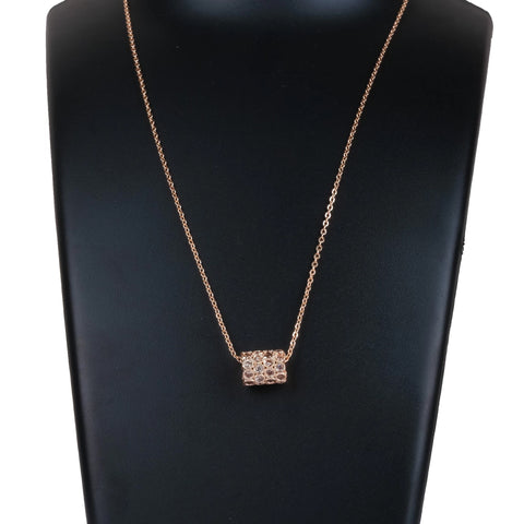 Rose Gold Pendent With Chain Collection Gold-plated Brass Pendant Set ClothsVilla Main image