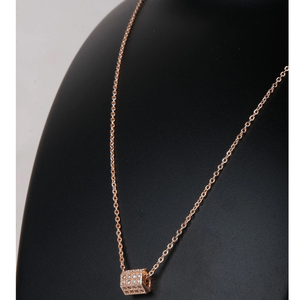 Rose Gold Premium Jewelry Pendent Gold-plated Diamond Brass Pendant ClothsVilla