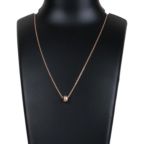 Rose gold Dimond Necklace-1 Goli Gold-plated Diamond Brass Pendant ClothsVilla Main image