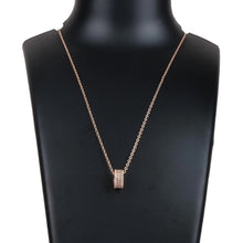 Load image into Gallery viewer, Rose gold Dimond Necklace-60 Gold-plated Brass Pendant Set ClothsVilla