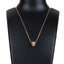 Rose gold Dimond Necklace-60 Gold-plated Pendant Set Pearl Brass Pendant ClothsVilla