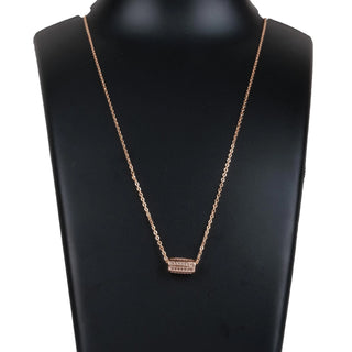 Rose gold Dimond Necklace premium Pendent Pearl Brass Pendant ClothsVilla