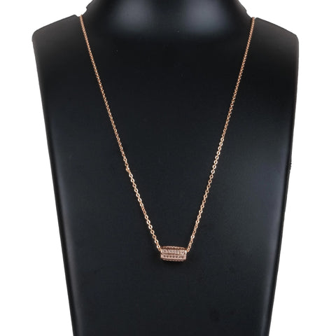 Rose gold Dimond Necklace premium Pendent Pearl Brass Pendant ClothsVilla Main image