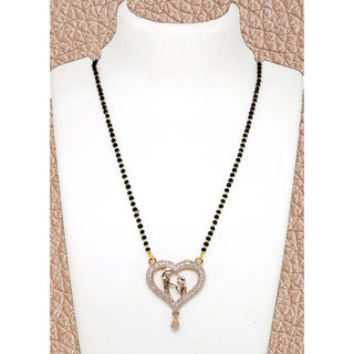 Rose Gold Couple Mangalsutra Brass Mangalsutra ClothsVilla