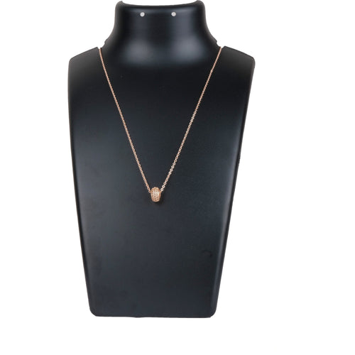 Rose gold Dimond Necklace premium Gold-plated Diamond Brass Pendant ClothsVilla