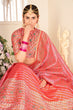 Load image into Gallery viewer, Rouge Peach Art Silk Digital Printed Umbrella Lehenga Party Wear ClothsVilla