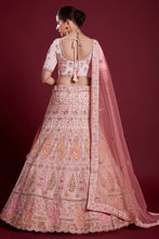 Load image into Gallery viewer, Gorgeous Georgette Pink Lehenga With Embroidered And Thread Work Clothsvilla