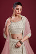 Load image into Gallery viewer, Exquisite Georgette Off White Lehenga With Zarkan Work Clothsvilla