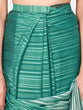 Load image into Gallery viewer, Sensational Teal Striped  Ready to Wear Saree ClothsVilla