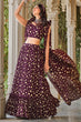 Load image into Gallery viewer, Shop Now Crush Pattern Metallic Foil Ready to Wear Lehenga Choli ClothsVilla.com