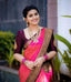 Admirable Pink Soft Silk Saree With Artistic Blouse Piece Shriji