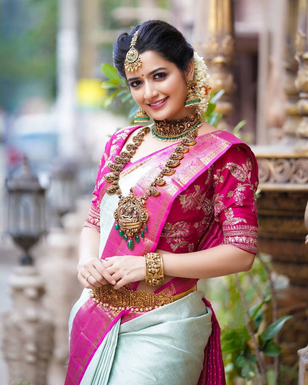 Pleasurable Sea Green Soft Banarasi Silk Saree With Two Smashing Blouse Piece Shriji