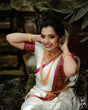 Load image into Gallery viewer, Demanding White Soft Silk Saree With Girlish Blouse Piece Shriji
