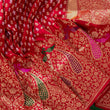 Load image into Gallery viewer, Jazzy Red Soft Banarasi Silk Saree With Demesne Two Blouse Piece Shriji