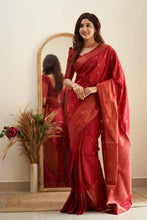 Load image into Gallery viewer, Prominent Red Soft Silk Saree With Mesmeric Blouse Piece Shriji