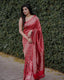 Lovely Red Soft Banarasi Silk Saree With Precious Blouse Piece Shriji