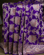 Load image into Gallery viewer, Prominent Purple Soft Banarasi Silk Saree With Pretty Blouse Piece Shriji