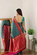 Load image into Gallery viewer, Jazzy Rama Soft Silk Saree With Luxuriant Blouse Piece Shriji