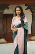 Load image into Gallery viewer, Glorious Dark Green Soft Silk Saree With Gorgeous Blouse Piece Shriji