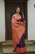 Load image into Gallery viewer, Brood Purple Soft Silk Saree With Wonderful Blouse Piece Shriji