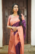 Load image into Gallery viewer, Brood Purple Soft Silk Saree With Wonderful Blouse Piece Shriji