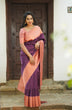 Load image into Gallery viewer, Brood Purple Soft Silk Saree With Wonderful Blouse Piece Shriji