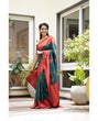 Load image into Gallery viewer, Imbrication Rama Soft Silk Saree With Artistic Blouse Piece Shriji