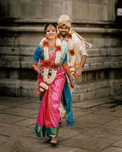 Load image into Gallery viewer, Quintessential Dark Pink Soft Banarasi Silk Saree With Elision Blouse Piece Shriji