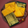 Load image into Gallery viewer, Incredible Yellow Soft Banarasi Silk Saree With Flattering Two Blouse Piece Shriji