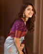 Load image into Gallery viewer, Admirable Sky Soft Silk Saree With Gorgeous Blouse Piece Shriji