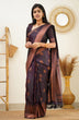 Load image into Gallery viewer, Desiring Purple Soft Silk Saree With Engrossing Blouse Piece Shriji