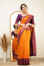 Smashing Yellow Soft Silk Saree with Proficient Artistic Piece Shriji
