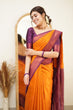 Load image into Gallery viewer, Smashing Yellow Soft Silk Saree with Proficient Artistic Piece Shriji