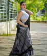 Load image into Gallery viewer, Desirable Black Soft Banarasi Silk Saree With Attractive Blouse Piece Shriji