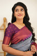 Load image into Gallery viewer, Arresting Grey Soft Silk Saree with Inspiring Blouse Piece Shriji