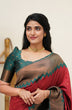 Load image into Gallery viewer, Demesne Maroon Soft Silk Saree with Eloquence Blouse Piece Shriji